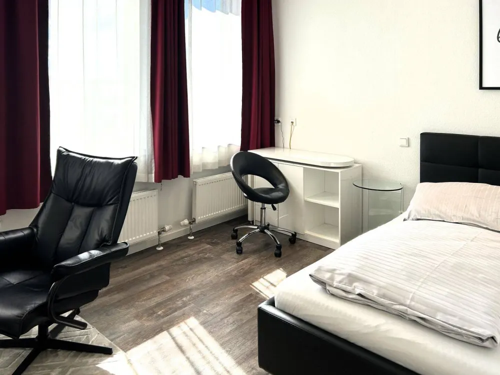 Praktisches 1-Zimmer Apartment, komfortabel & komplett ausgestattet, zentral in Niederrad