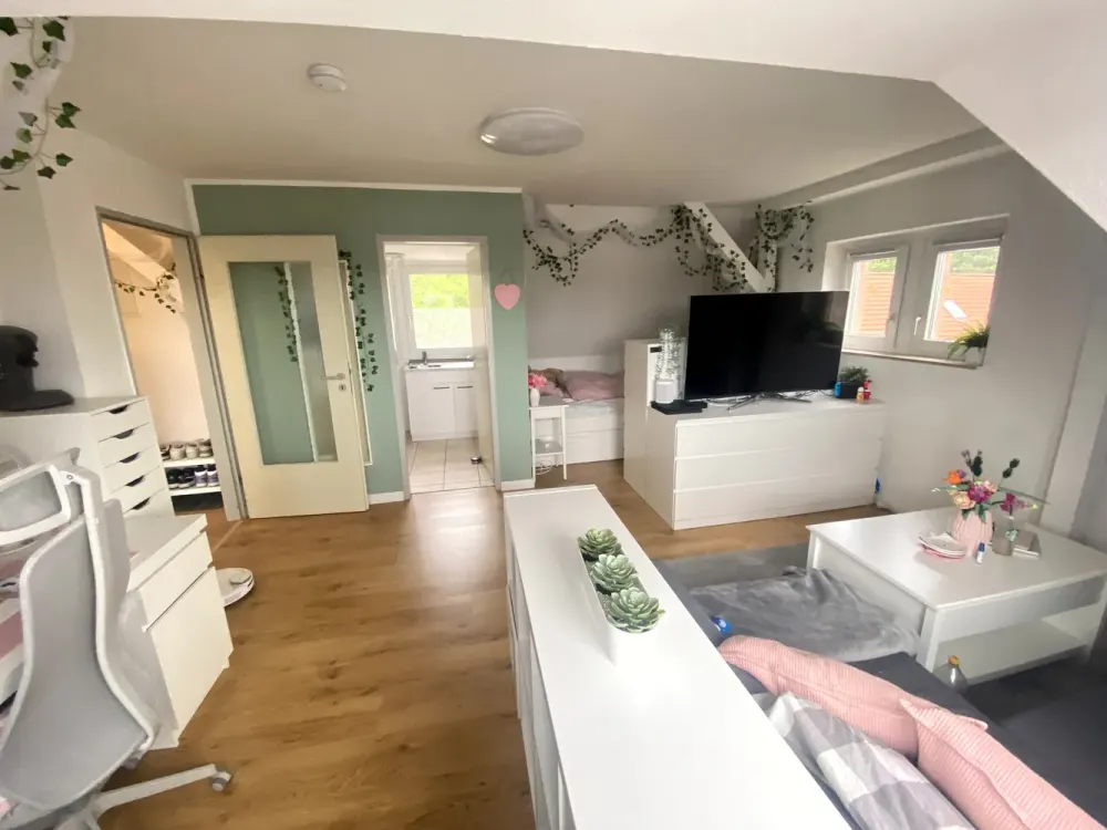 1-Zimmer-Wohnung mit herrlichem Ausblick über die Dächer Grevens