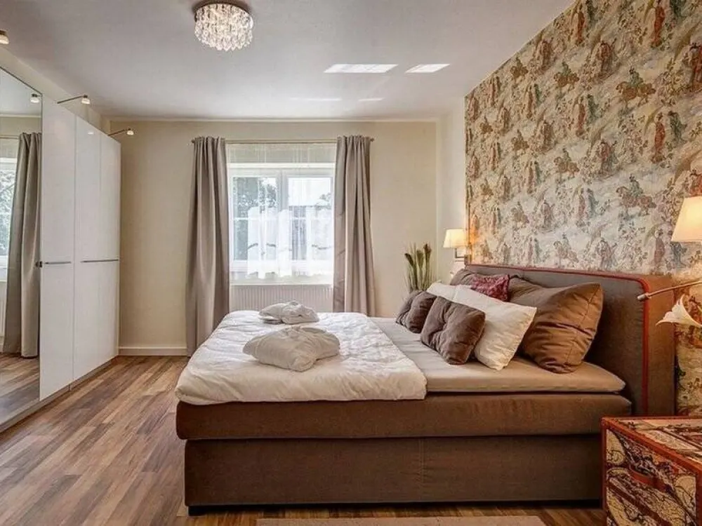 Luxuriöses Wohnung mit 2 Zimmern und Balkon