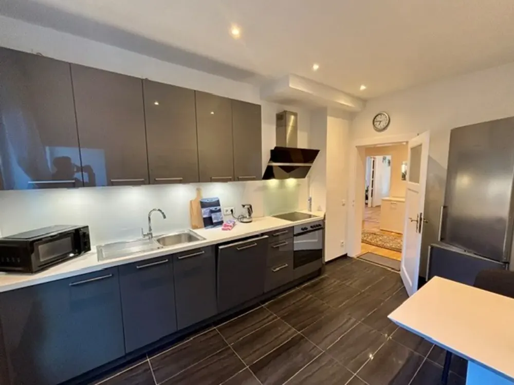 Modern möblierte 3,5 Zimmerwohnung mit Balkon nähe Holzhausenpark