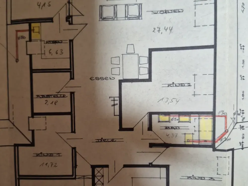 Wohnung in Burgwedel, 4,5 Zimmer, Erstbezug nach Sanierung