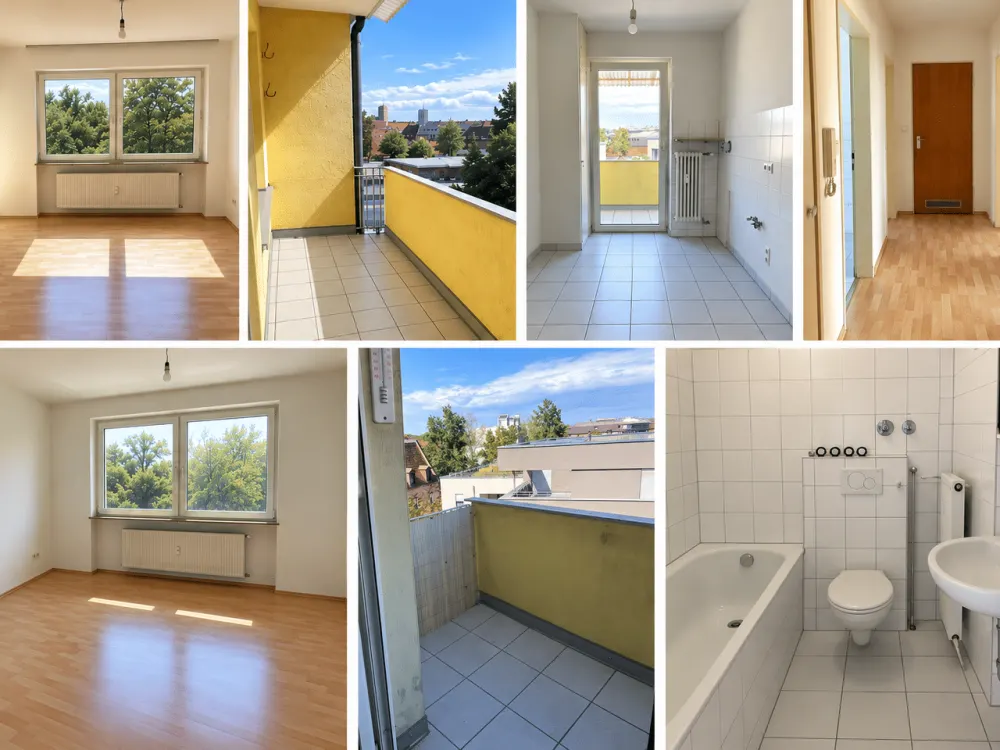 St. Johannis / 3-Zimmerwohnung / 2 Balkone