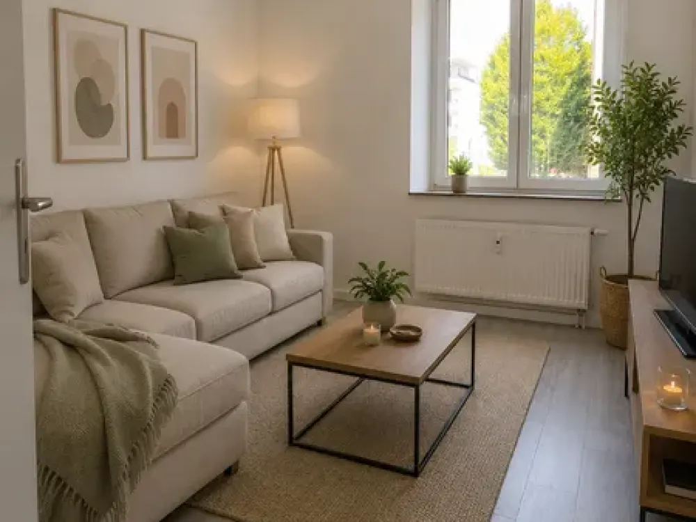 Modernes Wohnambiente in ruhiger Lage, 2-Zimmer-Wohnung mit Einbauküche