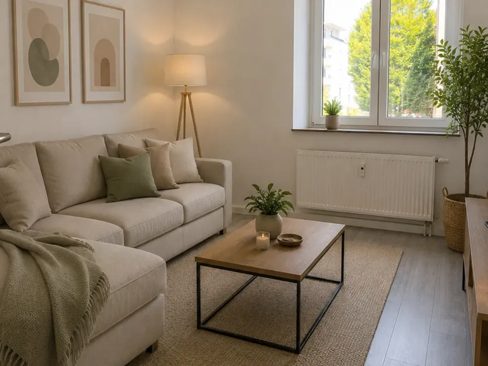Modernes Wohnambiente in ruhiger Lage, 2-Zimmer-Wohnung mit Einbauküche