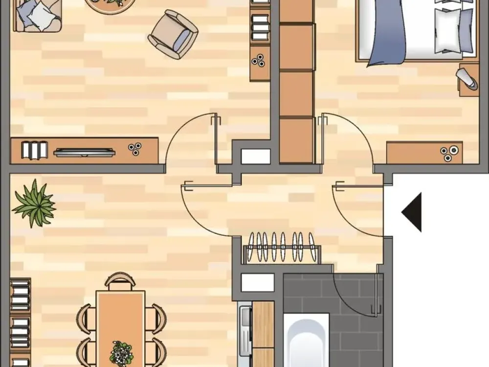 2-Zimmer-Wohnung in Dortmund