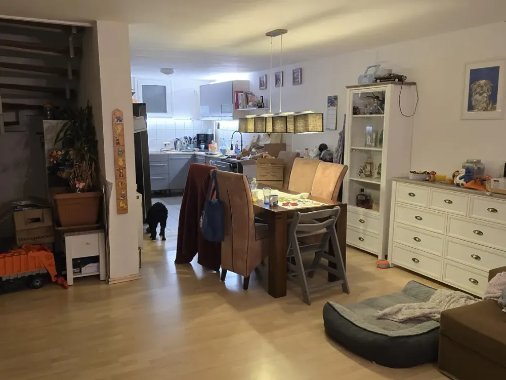 Living on Two Levels, Charming 3-Room Apartment with a Cozy Atmosphere Near Kassel