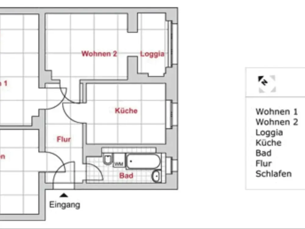 Modern renovated 3-room apartment seeks new tenants!