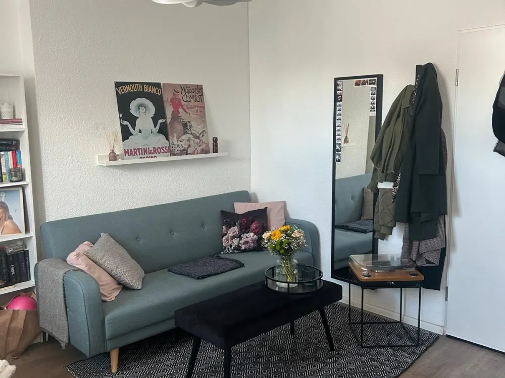 Anfragestopp! Teilmöblierte 1-Zimmer-Wohnung in Düsseldorf