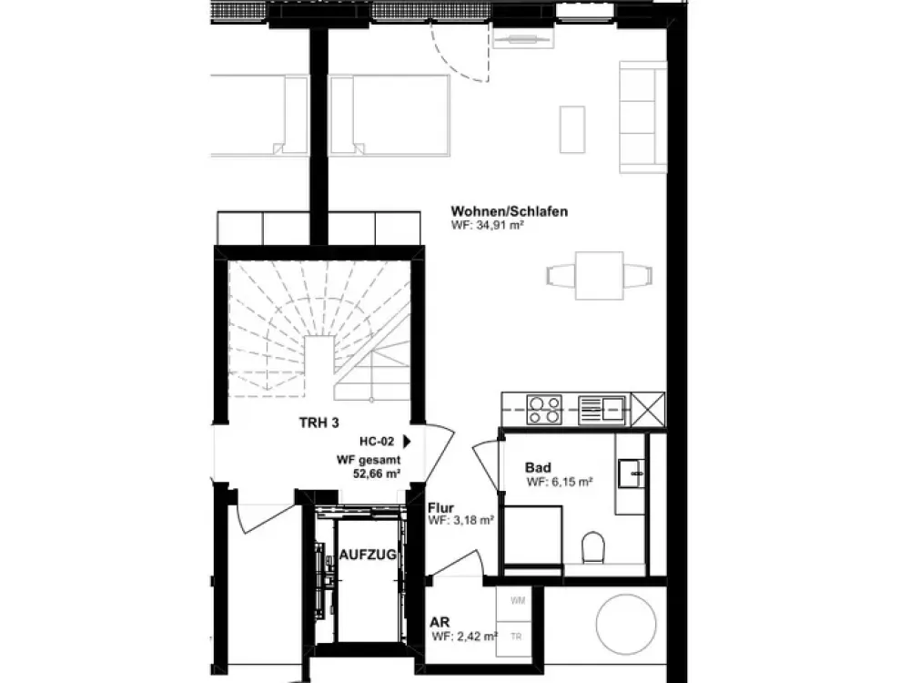 Neubau Erstbezug: Exklusiv und hochwertig ausgestattete 1 Zimmer Terrassenwohnung in Hastedt -Haus C