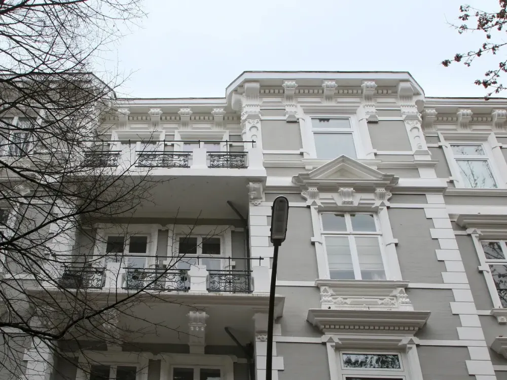 Rotherbaum: 1-Zi-Altbau in Uninähe: Wohnbüro, Praxis, Atelier