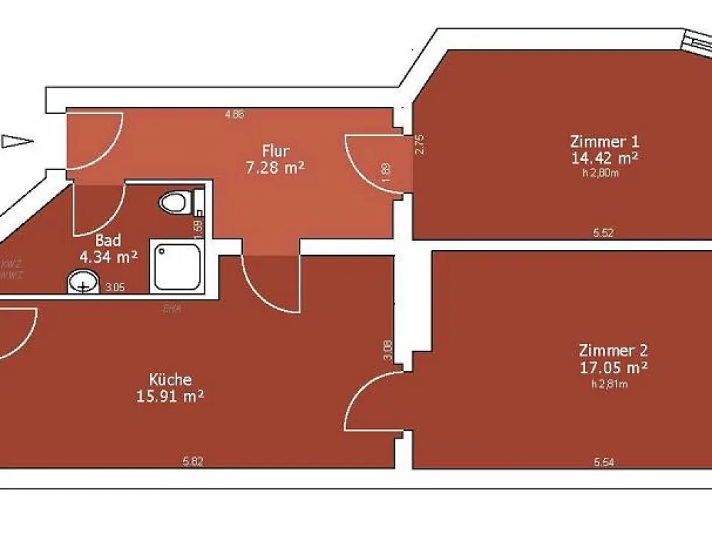 Schöne 2 Raum Wohnung mit Balkon in Dresden Löbtau mieten!