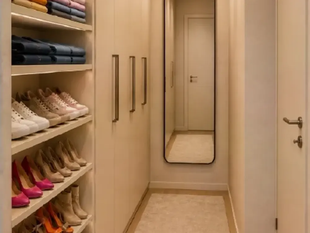 Zu viele Schuhe? Gibt’s nicht! Ankleide mit 2-Zimmer-Wohnung