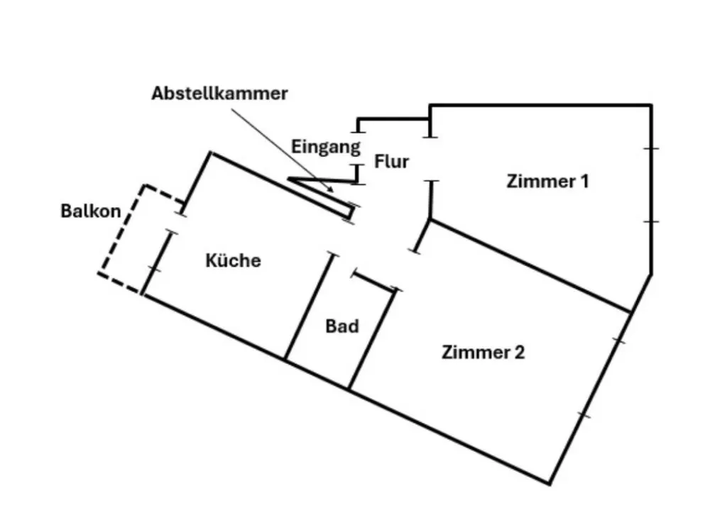 Wohnung in Flingern-Nord ab 01.11.2026
