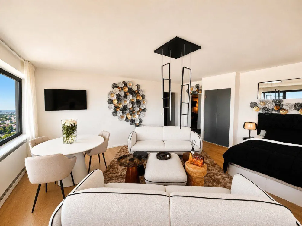Fully furnished high-rise residence - 29F/ W1 - panoramic views over Hamburg