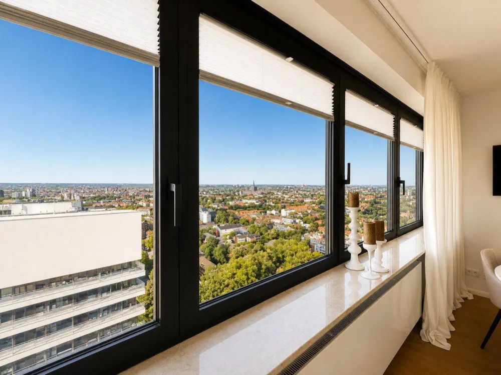 Fully furnished high-rise residence - 29F/ W1 - panoramic views over Hamburg