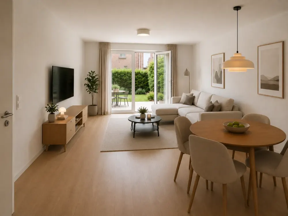 Newly Built First Occupancy 2-Room Apartment in Brinkum QNG Seal