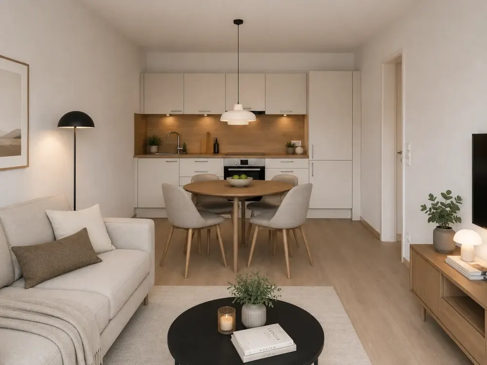 Newly Built First Occupancy 2-Room Apartment in Brinkum QNG Seal