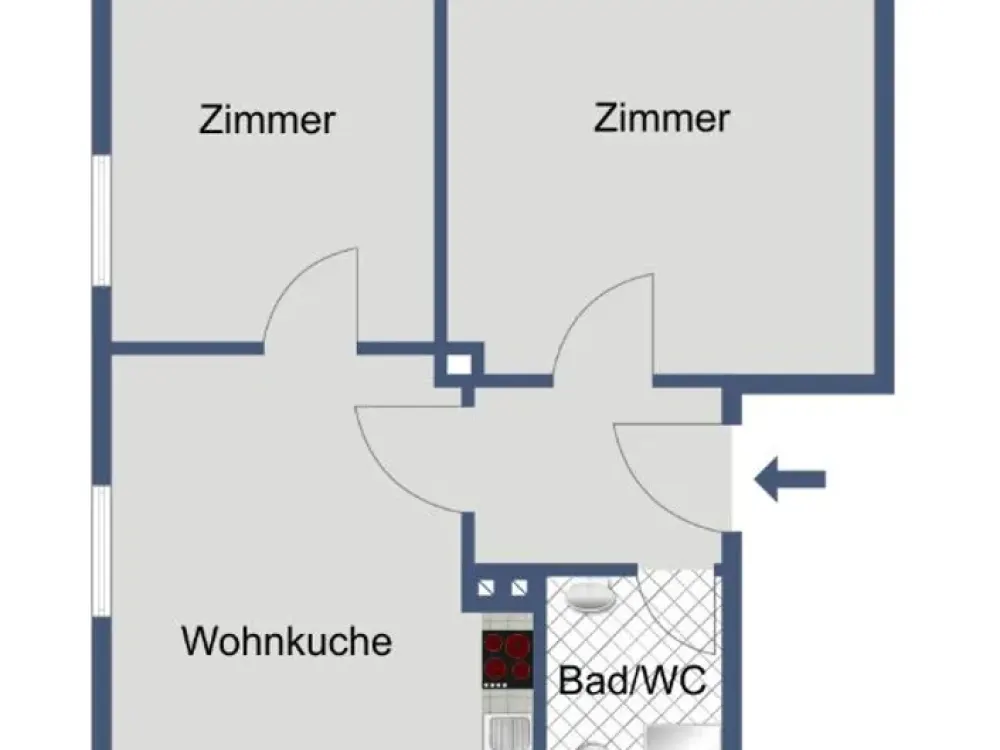 Compact Attic Apartment in Niestetal with Cellar and Intercom System