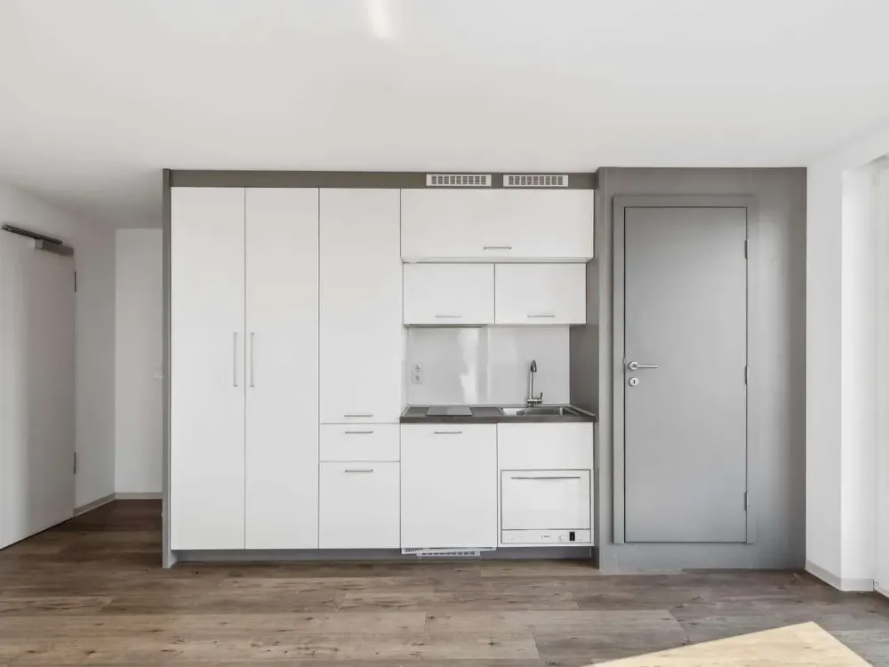 Zentral in Frankfurt-Ostend: Moderne 1-Zimmer-Wohnung mit EBK