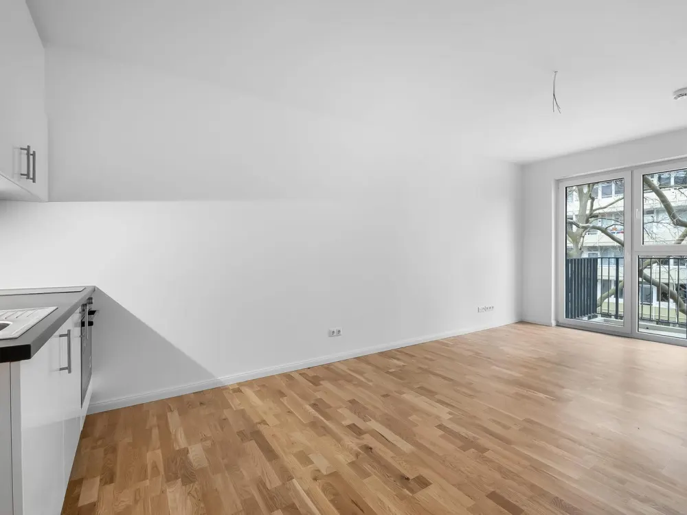 Mietrabatt - Unmöbliertes Studio mit EBK in Lichtenberg