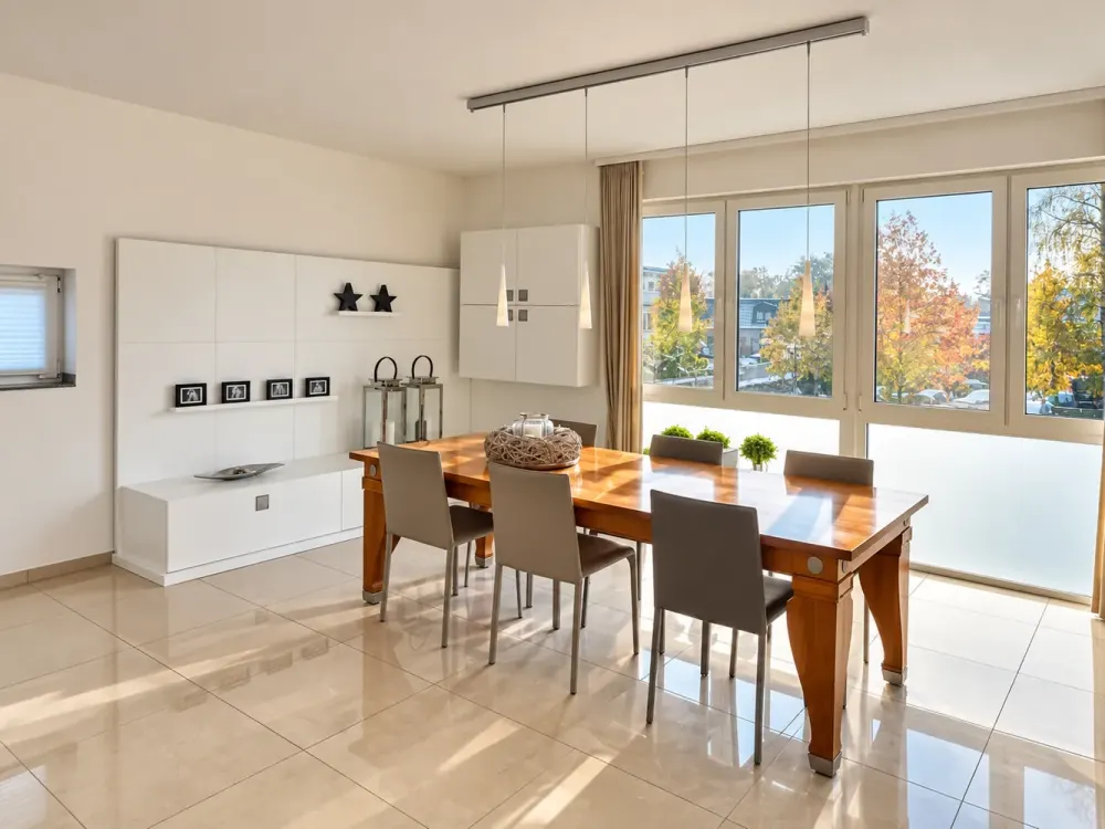 Modern 3-Room City Apartment in Central Location with Corner Balcony