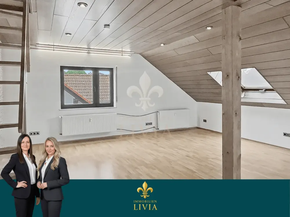 Spacious Living in Two Rooms, Bright, Open and Inviting