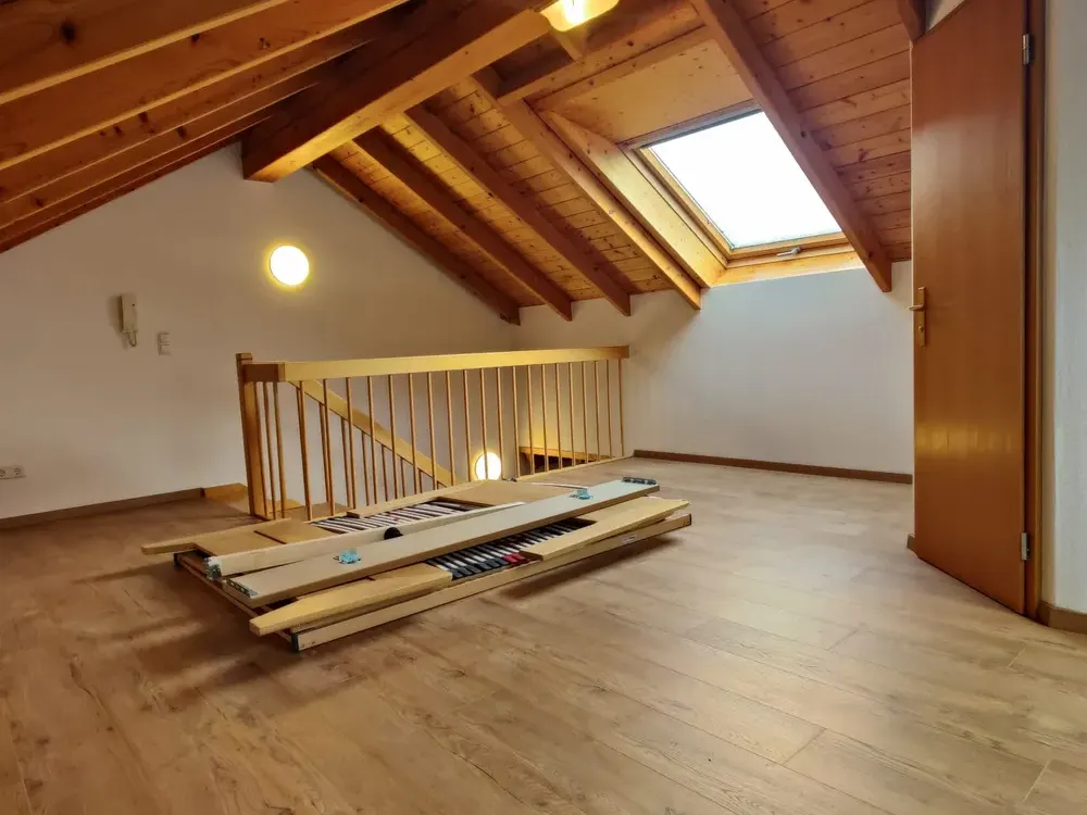 Modern 3-Room Maisonette Apartment with Kitchen, 2 Bathrooms and 2 Terraces in Bruchsal