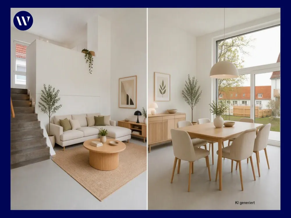 Ihr neues Zuhause! Offenes Wohnen im Reihenhaus-Stil, 4 Zimmer, Terrasse, Einbauküche und 2 Bädern