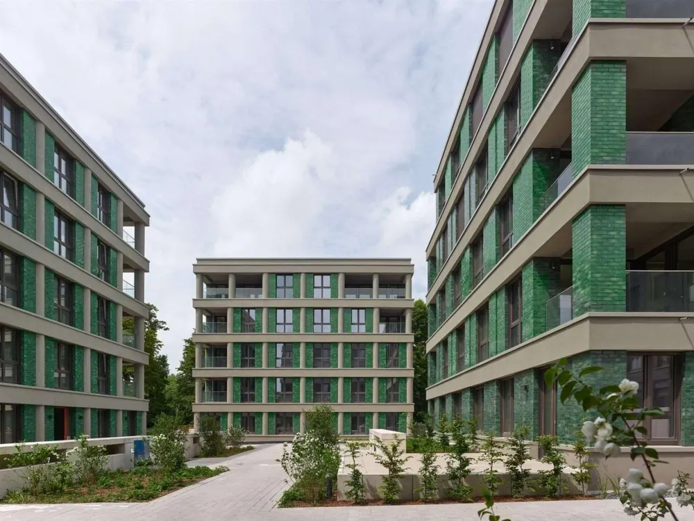 Erstbezug am Naturschutzgebiet: 2 Zimmer Wohnung mit Loggia im 1.OG, 57,08 m²