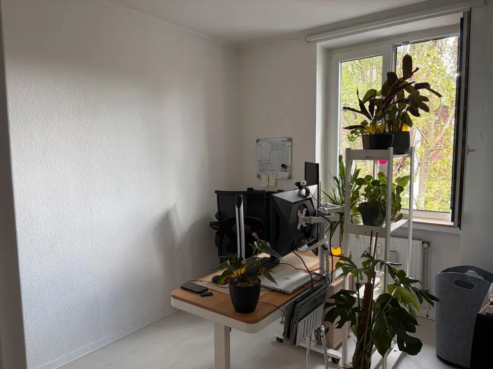 Zwischenmiete in Flingern Nord, voll möbliert, 3 Zimmer + Balkon