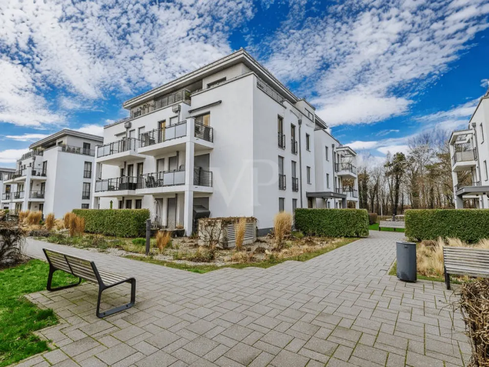 Modernes Wohnen auf Zeit - Erdgeschosswohnung mit Terrasse im Dünenquartier Warnemünde