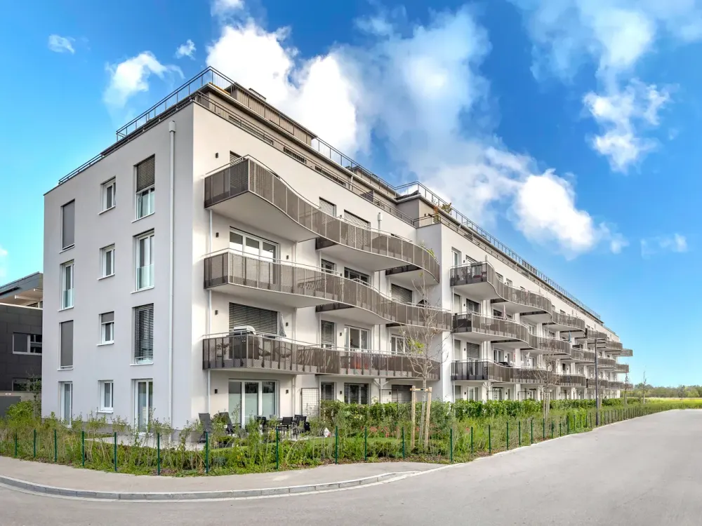 Perfekte 1-Zimmer-Neubauwohnung mit großem Balkon
