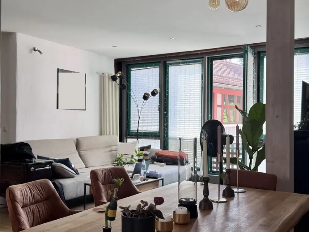 3-Zimmer-Maisonettewohnung in denkmalgeschütztem Hofgut in Ober-Erlenbach | ca. 110 m²