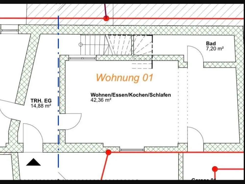 Renovierte 1-Zimmer Wohnung in Hammersbach