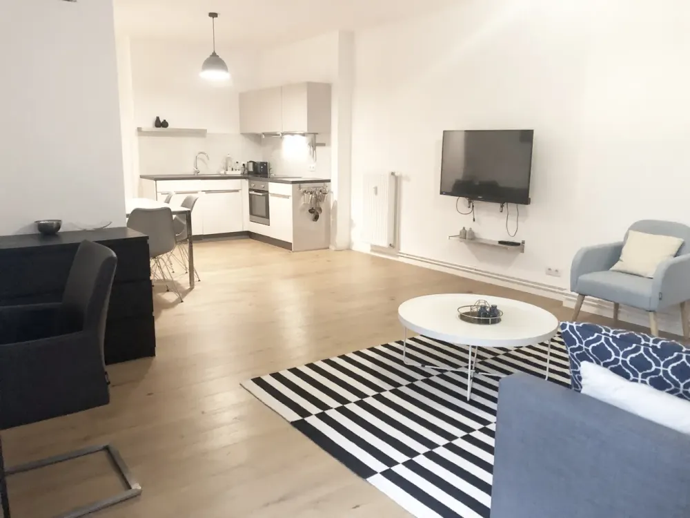 Fully furnished, spacious 2 room apartment for rent in Wedding