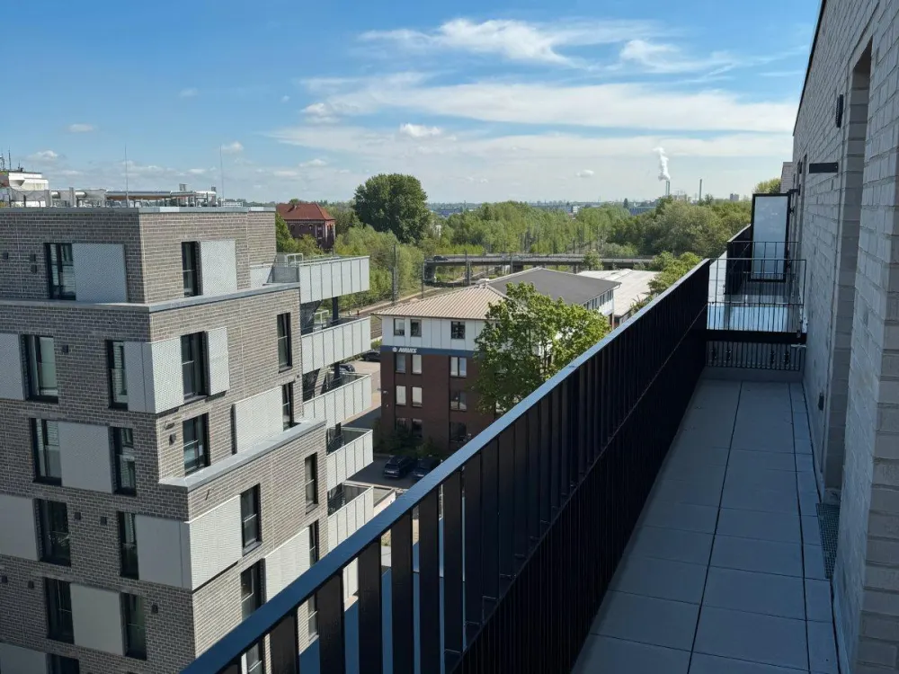 Erstbezug: Teilmöbliertes Penthouse über den Dächern Hamburgs