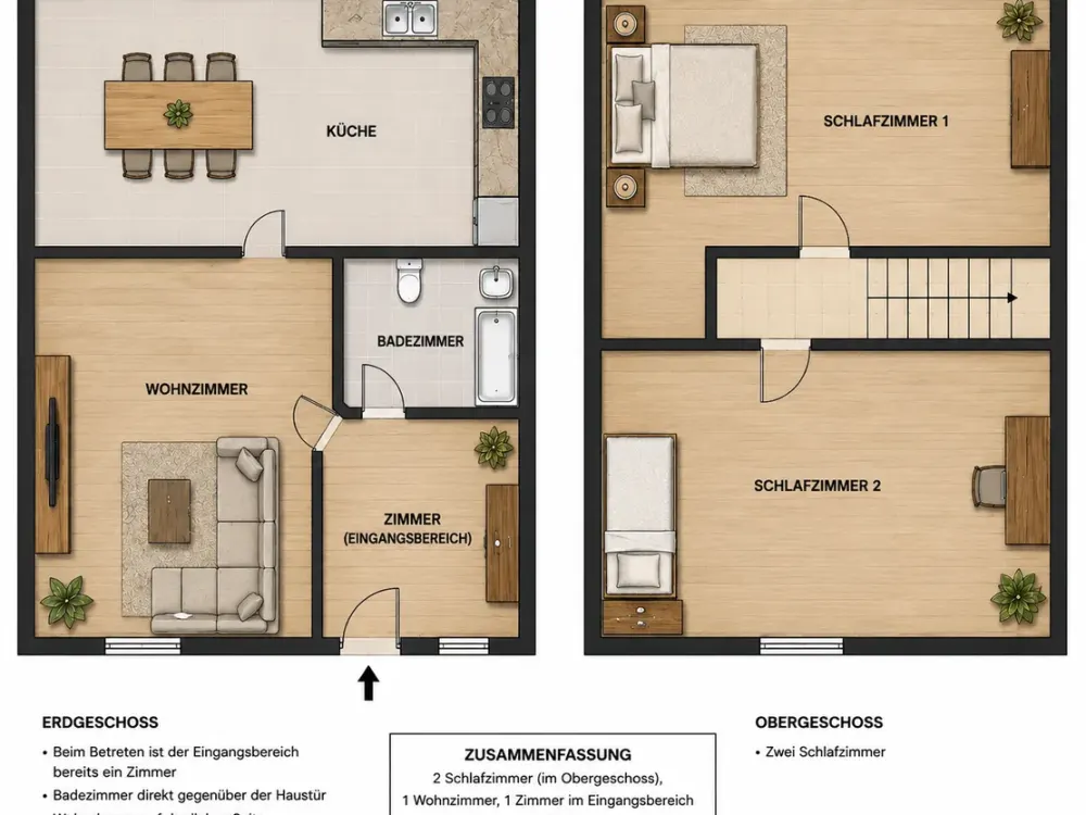 100 m² Wohnung, komplett renoviert & Erstbezug