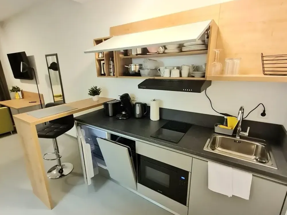 Modernes All-Inclusive-Wohnen im neuen, vollmöblierten, stufenlosen Penthouse-Apartment