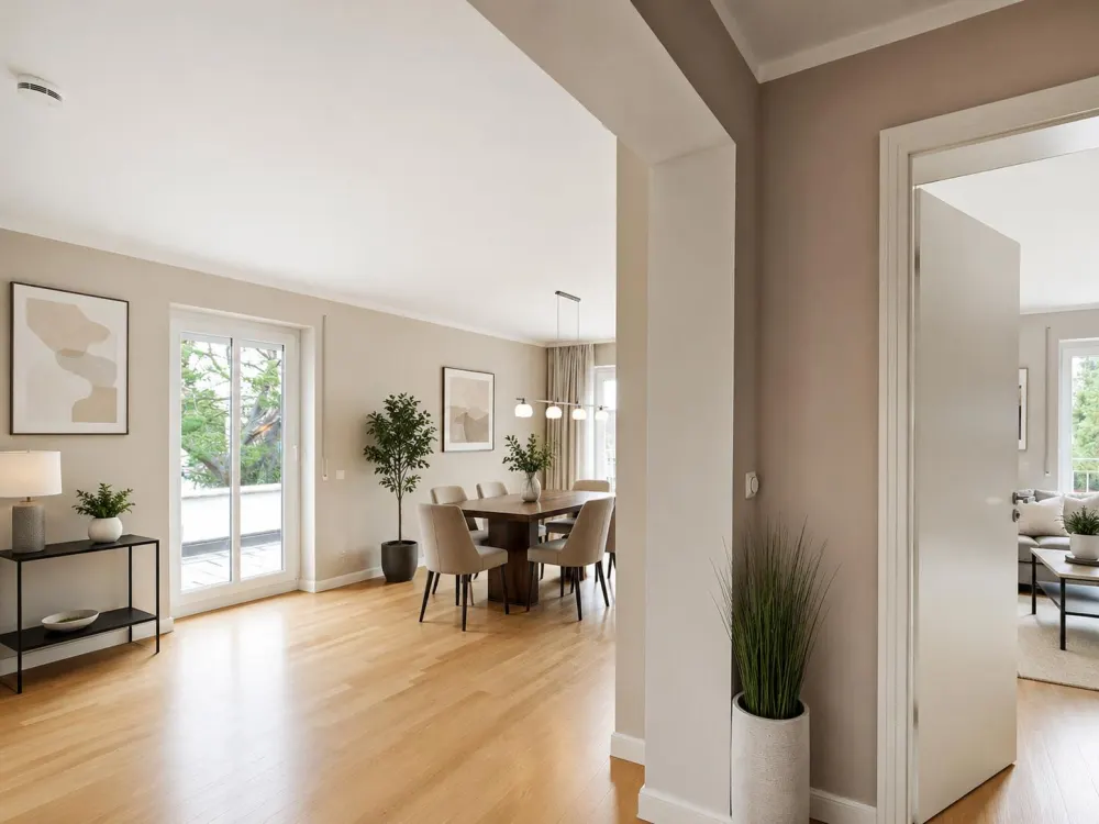 Großzügige Maisonette mit Terrasse, Balkon und Kamin in ruhiger Wohnlage von Untermenzing