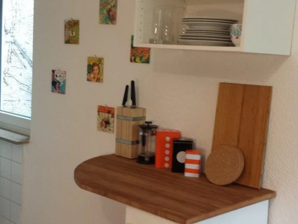Ruhige, vollständig möblierte 1-Zimmer-Wohnung in Stuttgart-Süd