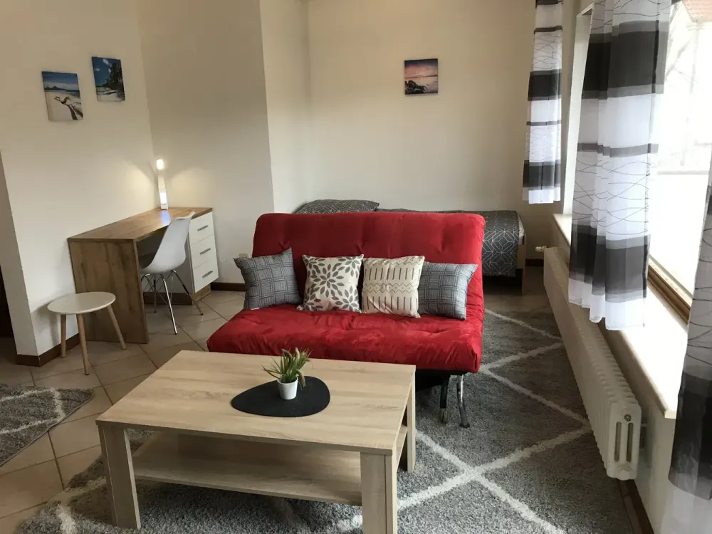 1-Z. Apartment, möbliert, eigenes Badezimmer, Balkon, Terrasse / Küche u. Garten zur Mitnutzung