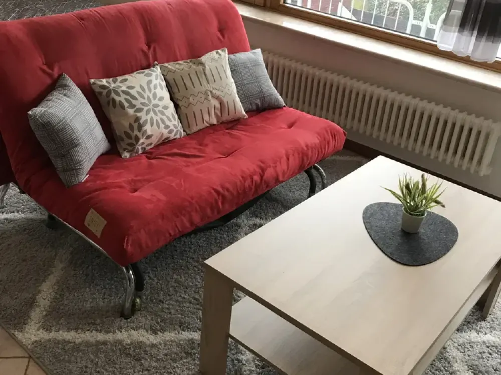 1-Z. Apartment, möbliert, eigenes Badezimmer, Balkon, Terrasse / Küche u. Garten zur Mitnutzung