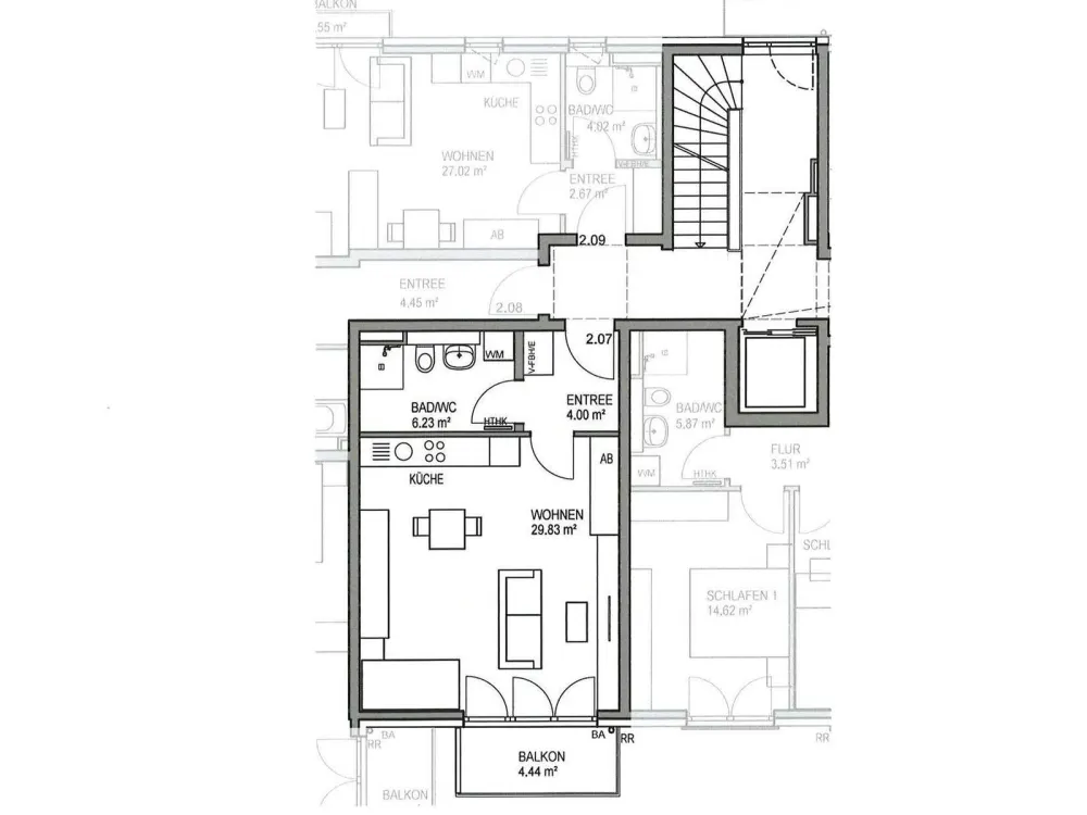 Stilvolle 1-Zimmer-Neubauwohnung mit Balkon und hochwertiger Ausstattung in Neufahrn