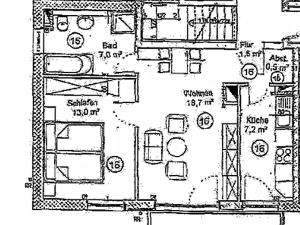 Moderne 2-Zimmer-Wohnung mit Balkon in Leipzig Lindenthal