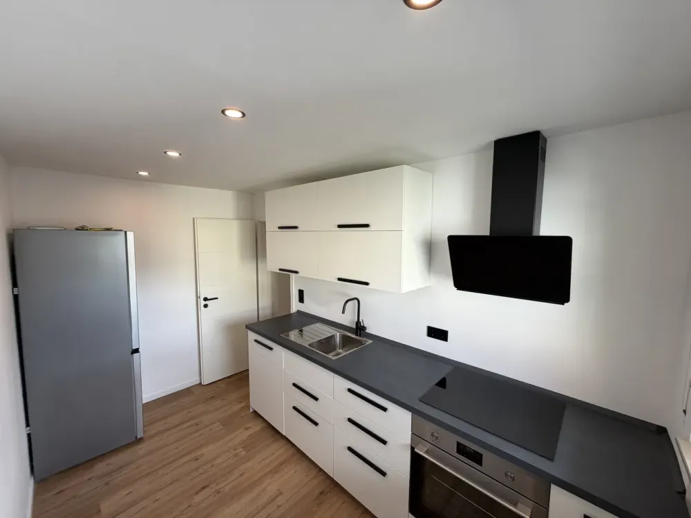 First Occupancy After Complete Renovation - 2-Room Apartment with Balcony and Fitted Kitchen