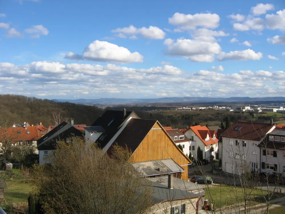 Exklusive 2-Zimmerwohnung mit fantastischem Ausblick in Ostfildern-Kemnat zu vermieten