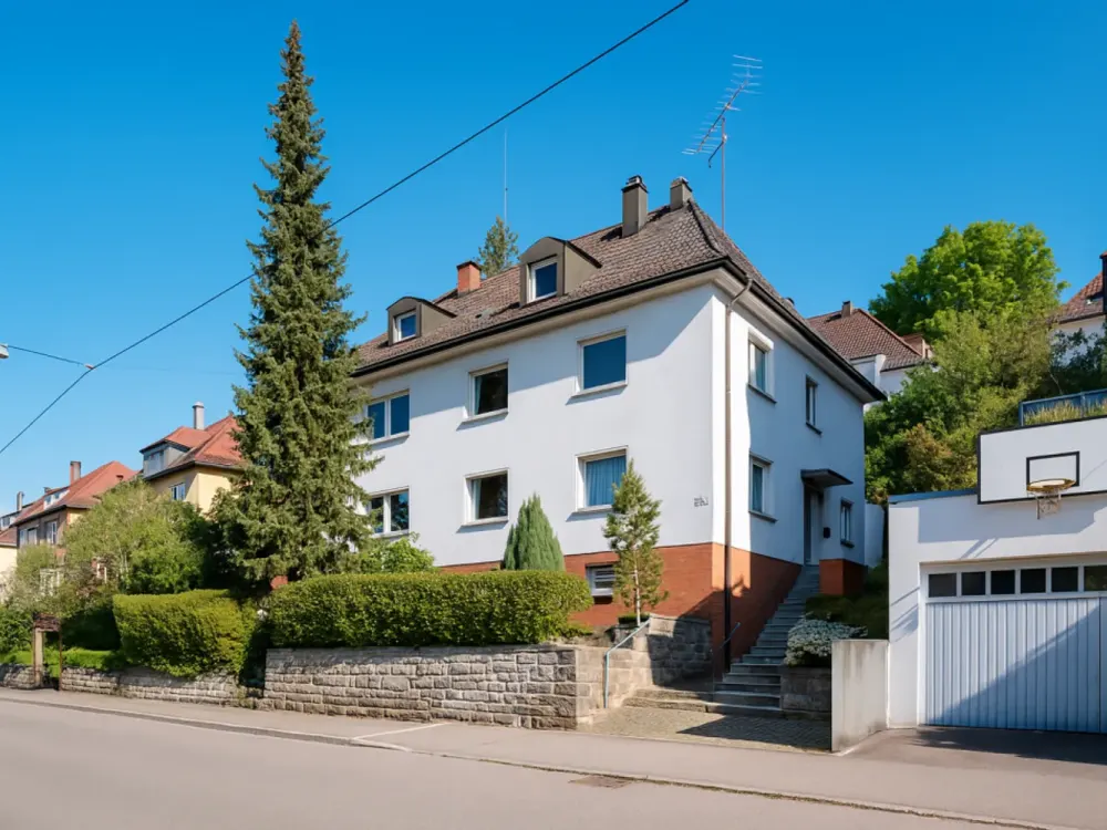 1 Year Fixed Term: Living in the West! Bright, Quiet 3-Room Apartment with Balcony and Garden