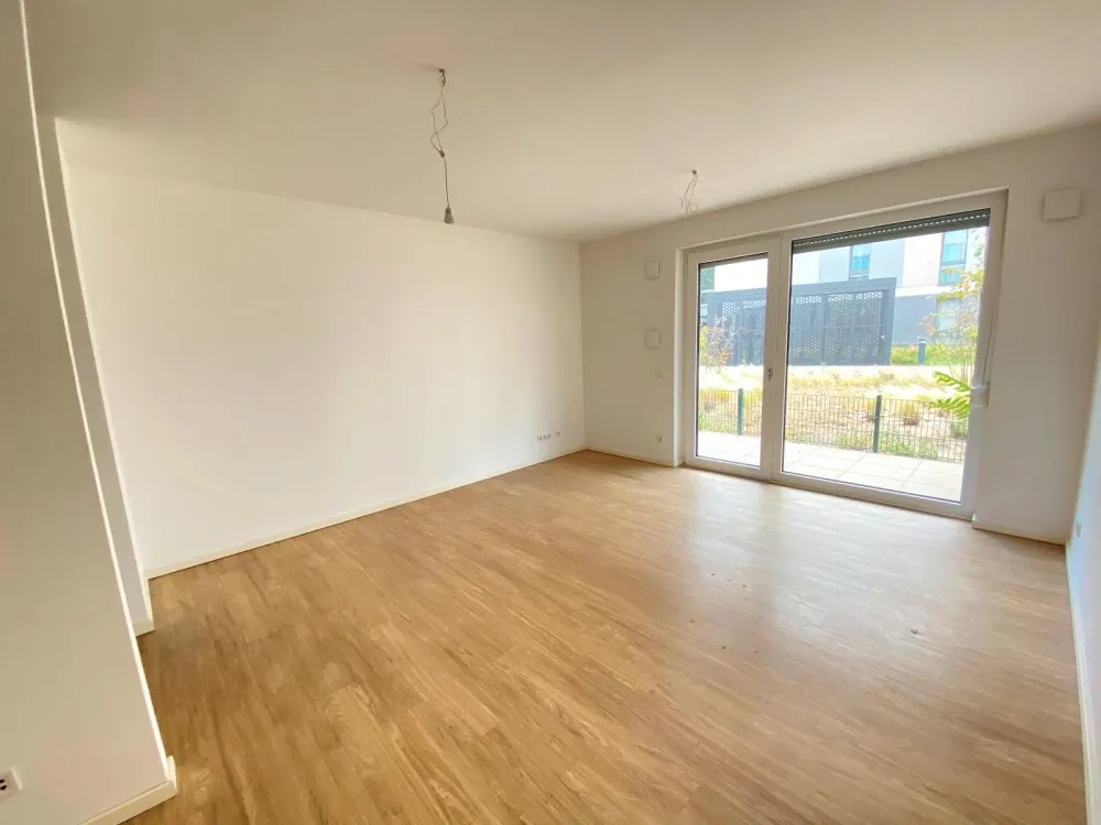 Helle 1-Zimmer-Wohnung mit Terrasse, barrierefreie Objektgestaltung, provisionsfrei