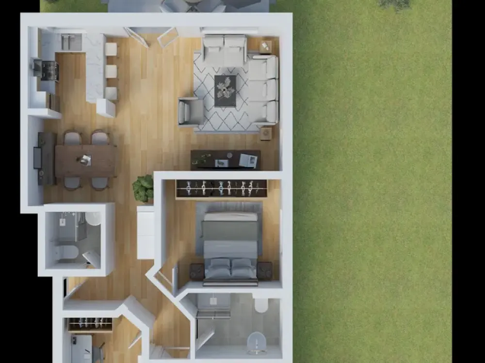Neubau - große 4-Zimmerwohnung mit Garten