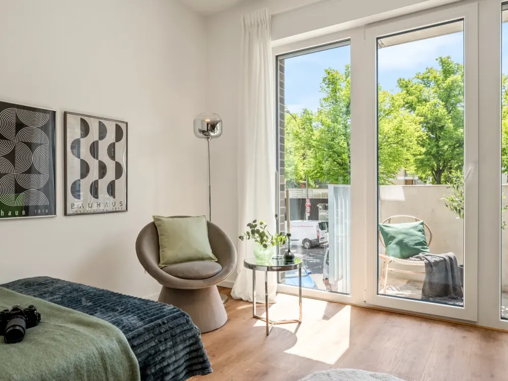 Ruhig wohnen, zentral angebunden, 1-Zimmer-Apartment in Berlin